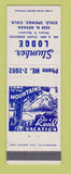 Matchbook Cover - Slumber Lodge Colorado Springs Stuart Bonesteel