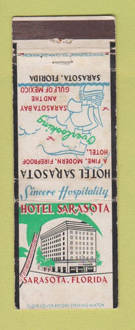 Matchbook Cover - Hotel Sarasota FL WORN