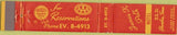 Matchbook Cover - James Polk Motel Columbia TN 10 Strike
