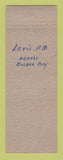 Matchbook Cover - La Buanderie Levis QC Nettoyage Teinture