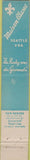 Matchbook Cover - Maison Blanc Seattle WA 10 Strike