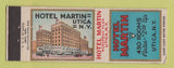 Matchbook Cover - Hotel Martin Utica NY
