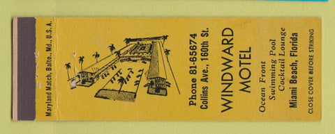 Matchbook Cover - Windward Motel Miami Beach FL