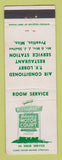 Matchbook Cover - Johnny's Motor Court Restaurant Prentiss MS
