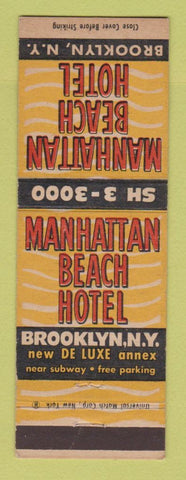 Matchbook Cover - Manhattan Beach Hotel Brooklyn NY