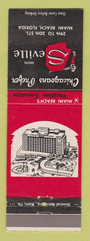 Matchbook Cover - Hotel Seville Miami Beach FL