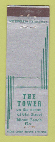 Matchbook Cover - The Tower Miami Beach FL