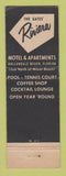Matchbook Cover - Gates' Riviera Hallandale Beach FL