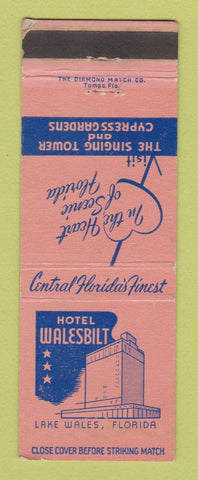 Matchbook Cover - Hotel Walesbilt Lake Wales FL