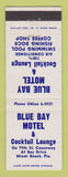 Matchbook Cover - Blue Bay Motel Miami Beach FL