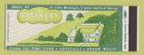 Matchbook Cover - Breakers Restaurant Racine WI