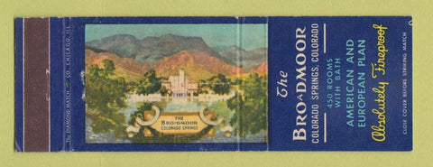 Matchbook Cover - Broadmoor Hotel Colorado Springs