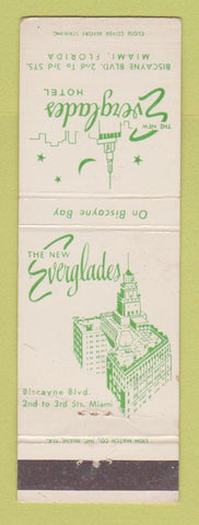 Matchbook Cover - Everglades Hotel Miami FL