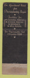 Matchbook Cover - Hotel 2400 Washington DC WEAR