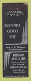 Matchbook Cover - Moonlight Hotel Cafe Morgan City LA WEAR