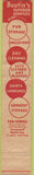 Matchbook Cover - Boutin Cleaners Lewiston ME 10 Strike