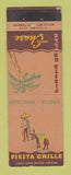 Matchbook Cover - Hotel Chase St Louis MO Fiesta Grille