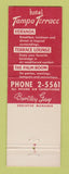 Matchbook Cover - Hotel Tampa Terrace FL