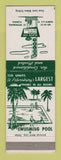 Matchbook Cover - Motel Plaza Inn St Petersburg FL