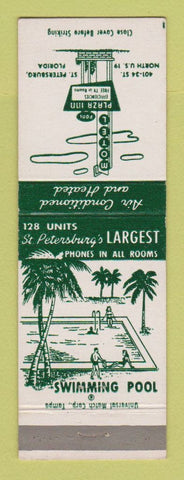 Matchbook Cover - Motel Plaza Inn St Petersburg FL