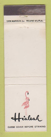 Matchbook Cover - Hialeah Miami? FL WEAR