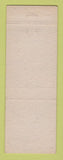 Matchbook Cover - Kelly Motel Dothan AL