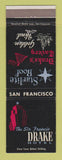 Matchbook Cover - Drake Hotel San Francisco CA