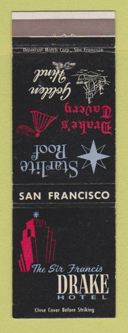 Matchbook Cover - Drake Hotel San Francisco CA