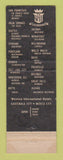 Matchbook Cover - Drake Hotel San Francisco CA
