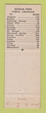 Matchbook Cover - Texas Court Motel Minnequa Inn Pueblo Colorado