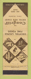 Matchbook Cover - Cosgriff Hotel Craig Colorado