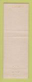 Matchbook Cover - Cosgriff Hotel Craig Colorado