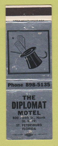 Matchbook Cover - Diplomat Motel St Petersburg FL