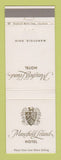 Matchbook Cover - Mansfield Leland Hotel OH