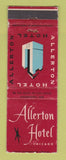 Matchbook Cover - Allerton Hotel Chicago IL WEAR