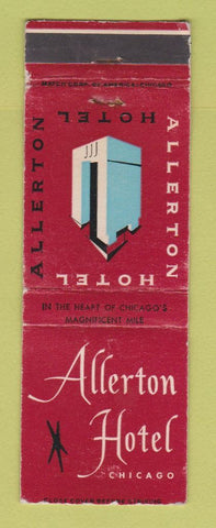 Matchbook Cover - Allerton Hotel Chicago IL WEAR