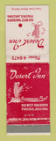 Matchbook Cover - Desert Inn Phoenix AZ WEAR