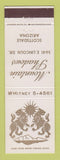 Matchbook Cover - Mountain Shadows Scottsdale AZ