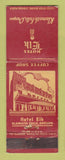 Matchbook Cover - Hotel Elk Klamath Falls OR WEAR