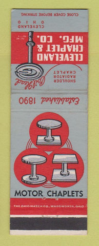 Matchbook Cover - Cleveland Chaplet Manufacturing Cleveland OH
