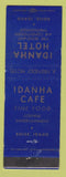 Matchbook Cover - Idanha Cafe Hotel Boise ID WEAR