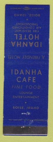 Matchbook Cover - Idanha Cafe Hotel Boise ID WEAR