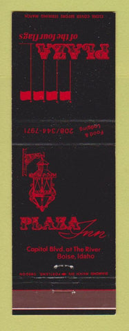 Matchbook Cover - Plaza Inn Boise ID