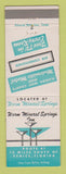 Matchbook Cover - Warm Mineral Springs Inn Venice FL