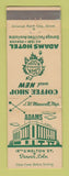 Matchbook Cover - Adams Hotel Denver Colorado