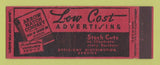 Matchbook Cover - Arrow Match Company Chicago IL RED Full Length