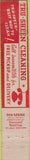 Matchbook Cover - Pantorium Cleaners San Diego CA girlie 10 Strike