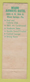 Matchbook Cover - Miami Airways Hotel FL