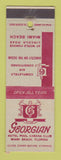 Matchbook Cover - Georgian Hotel Miami Beach FL