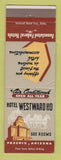 Matchbook Cover - Hotel Westward Ho Phoenix AZ WEAR